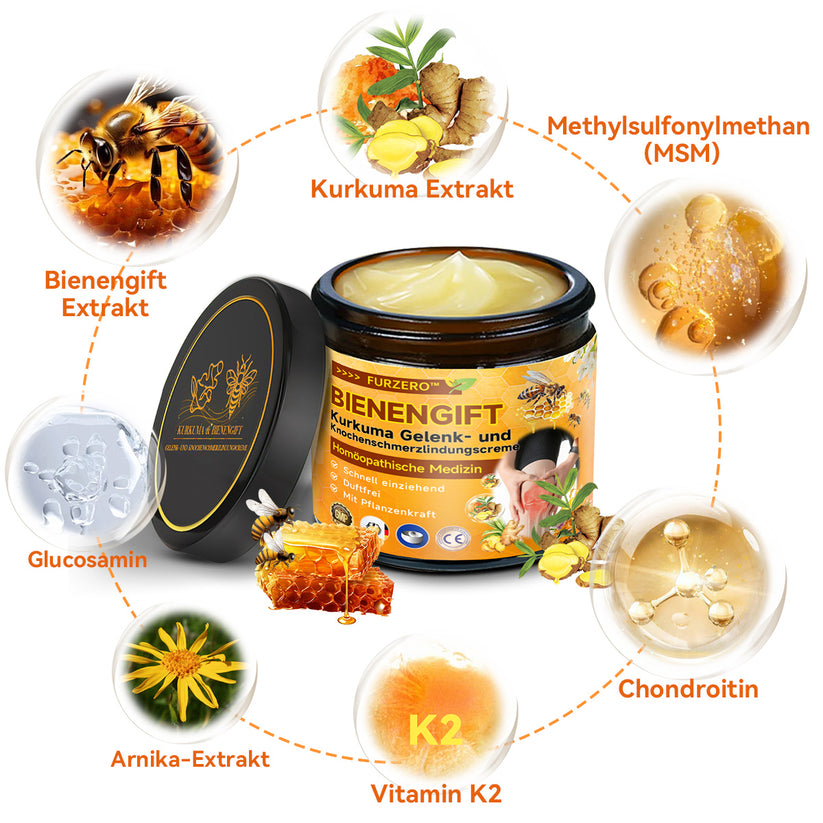 Bienen-Vital-Creme | Schnelle Schmerzlinderung | Karnz