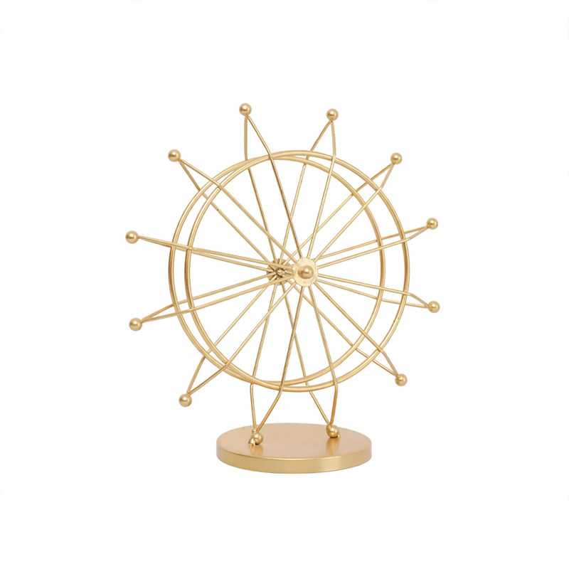 Drehbares Riesenrad-Modell, Eisen, europäischer Stil