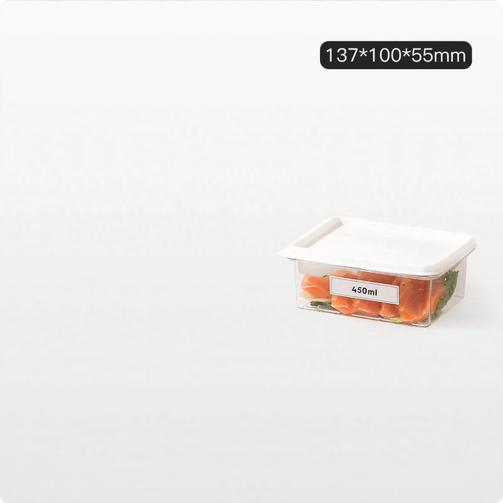 Kühlschrank-Frischhaltebox, quadratisch, lebensmittelecht