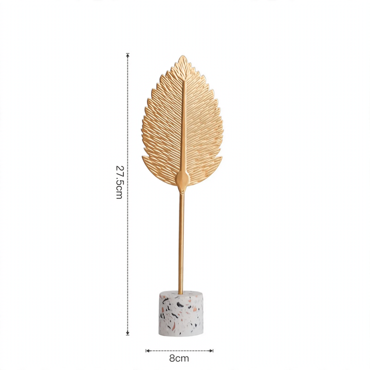 Eisblume Dekofigur aus Eisen, modern