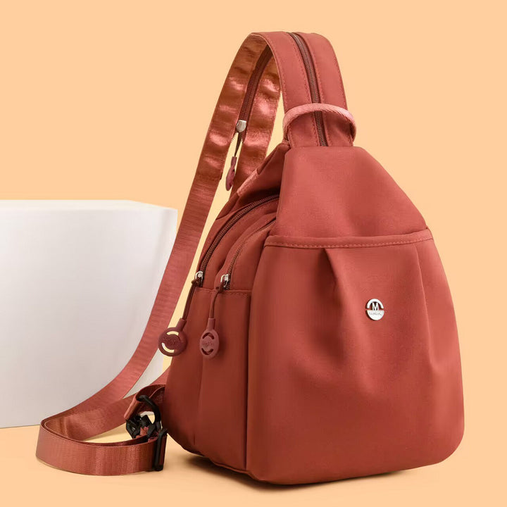 Kompakter Rucksack aus Oxford-Gewebe, vielseitig nutzbar