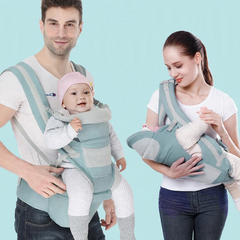 Babytrage und Hüftsitz, 0–40 Monate