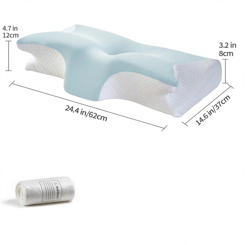 Nackenkissen aus Memory-Foam, Schmetterlingsform