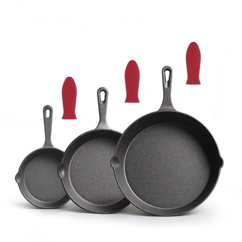 Gusseiserner Topf-Set, 3 oder 4 Teile, 14–26 cm