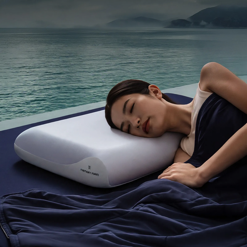 Memory-Foam-Nackenkissen mit langsamer Rückfederung