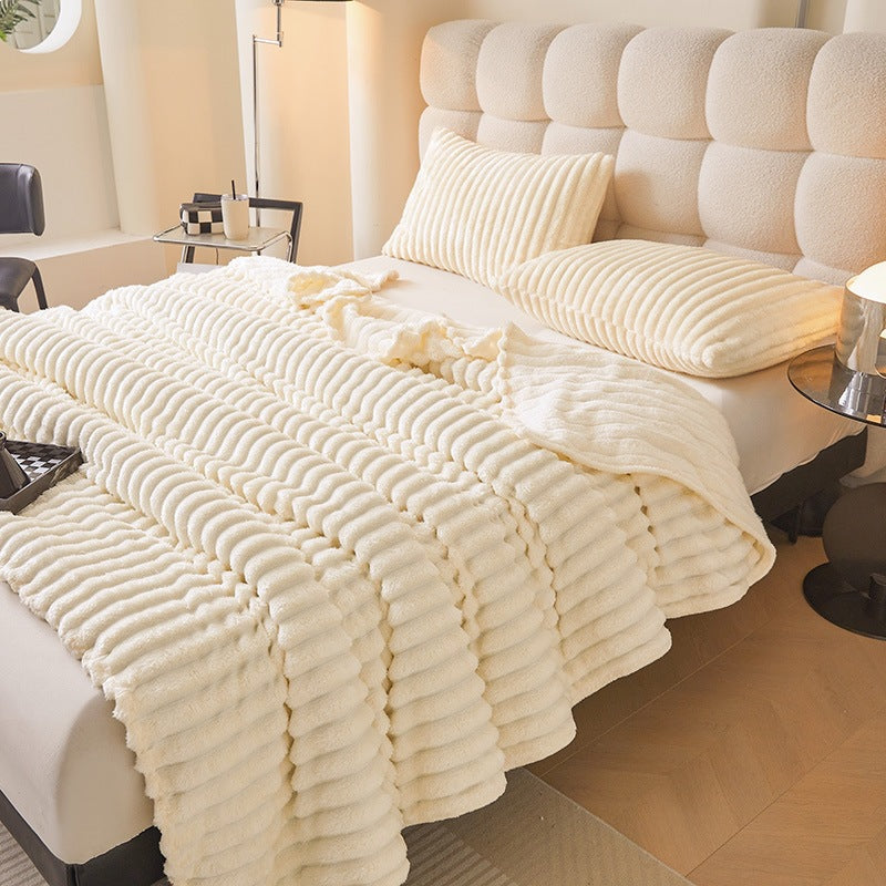 Fleece-Wolldecke, 800–1000 g, vier Jahreszeiten