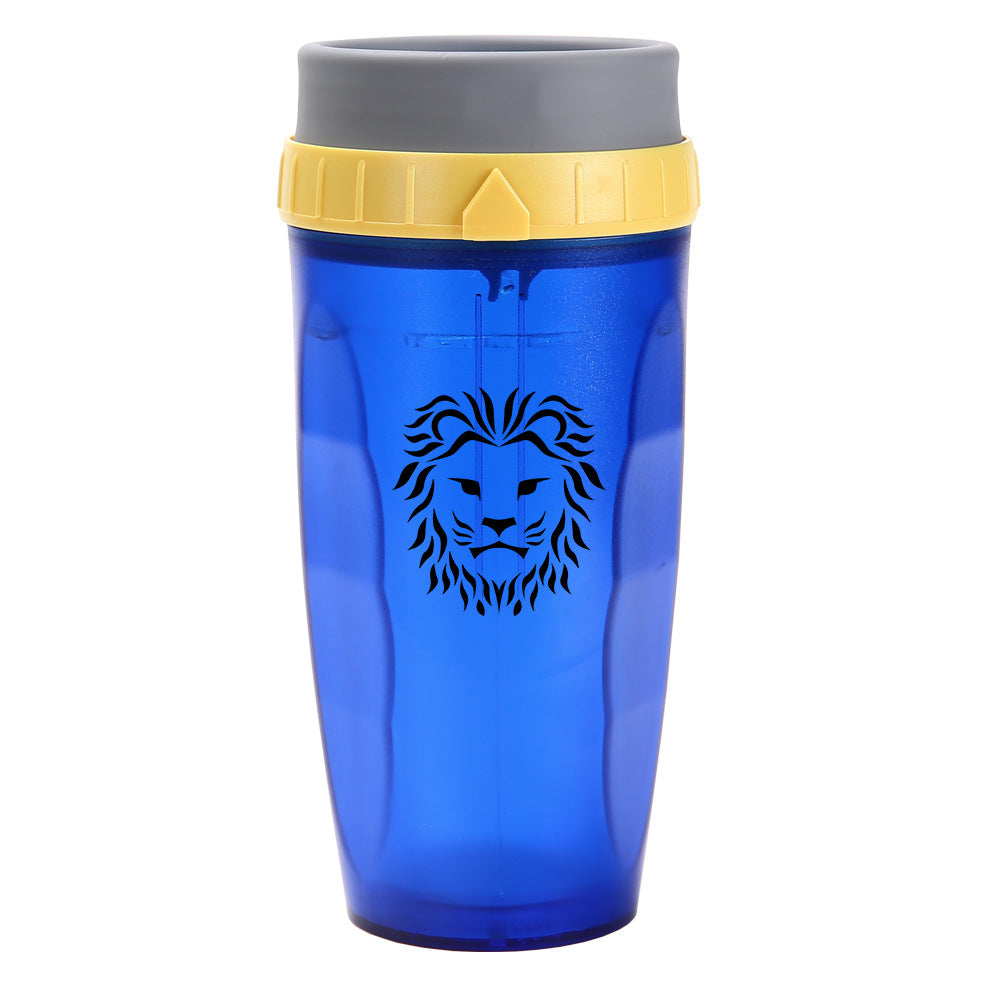 Tragbarer Trinkbecher mit Strohhalm, 300 ml