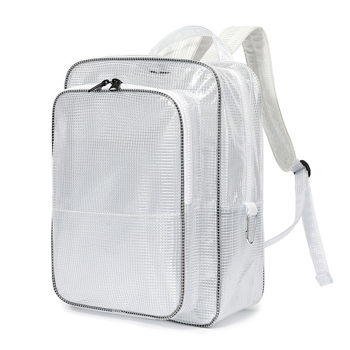 Antistatischer PVC-Rucksack, transparent