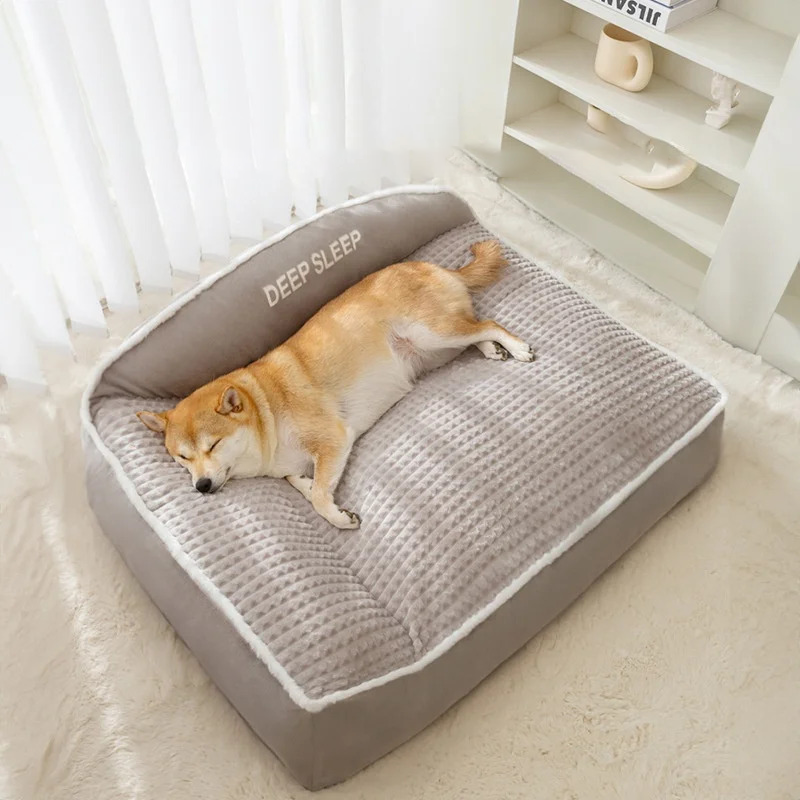 Orthopädisches Hundebett mit weichem, waschbarem Bezug | Karnz