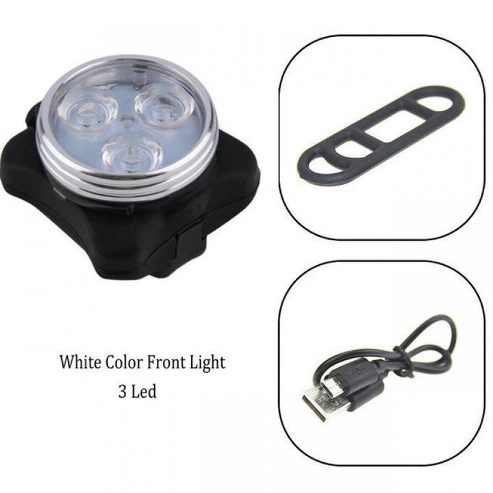 Fahrrad-Lichtset, COB-Rücklicht, USB-aufladbar