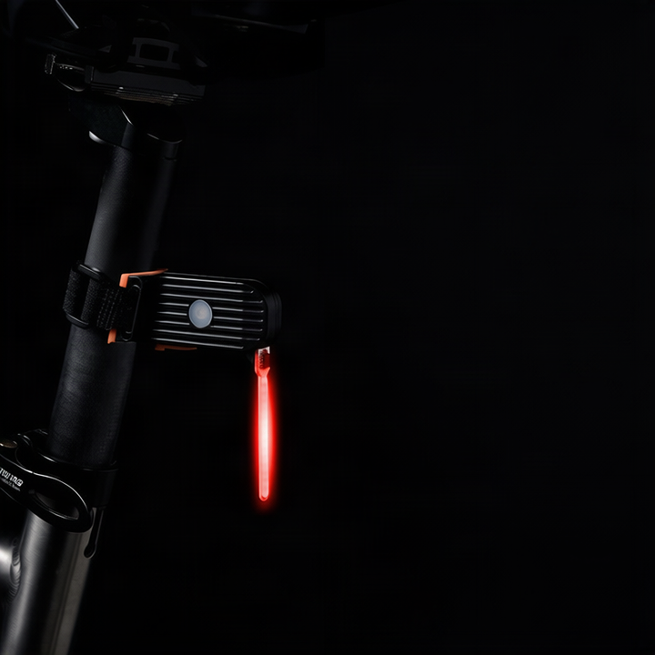 Fahrrad-Rücklicht mit Fließlicht-Effekt, USB-C