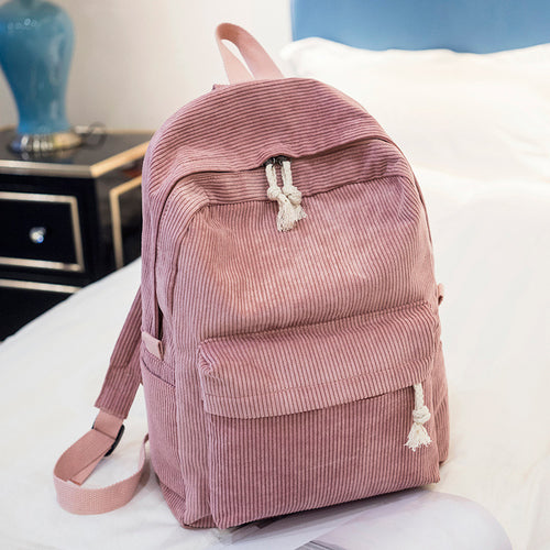 Cordstoff-Rucksack, 20–35 L, wärmend