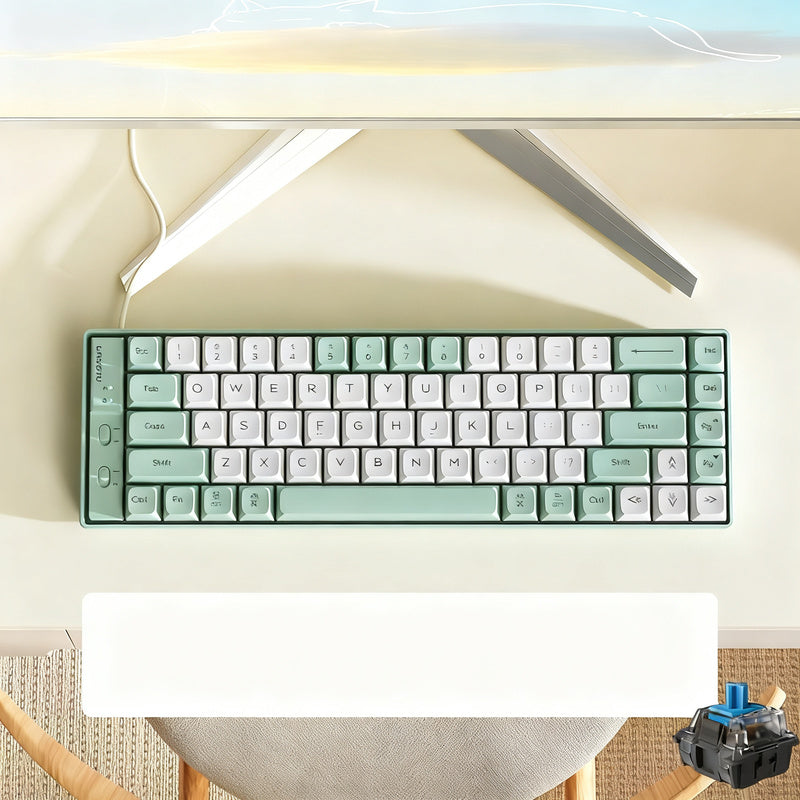 Kabelgebundene Gaming-Tastatur mit mechanischen Schaltern