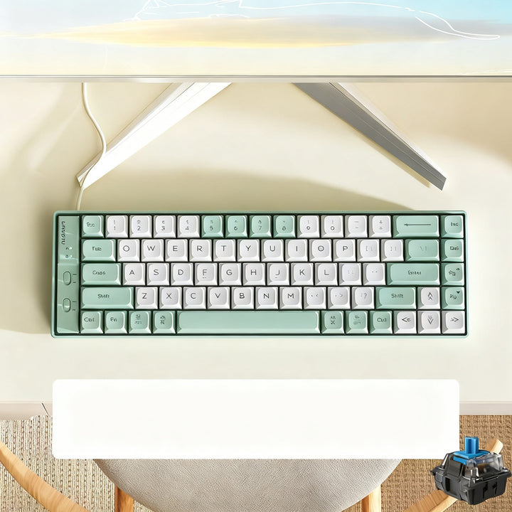 Kabelgebundene Gaming-Tastatur mit mechanischen Schaltern