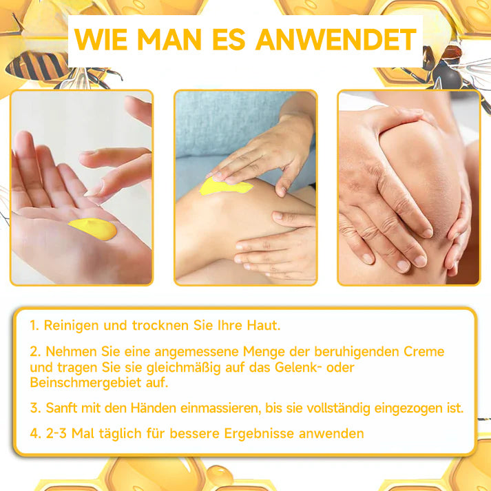 Bienen-Vital-Creme | Schnelle Schmerzlinderung | Karnz