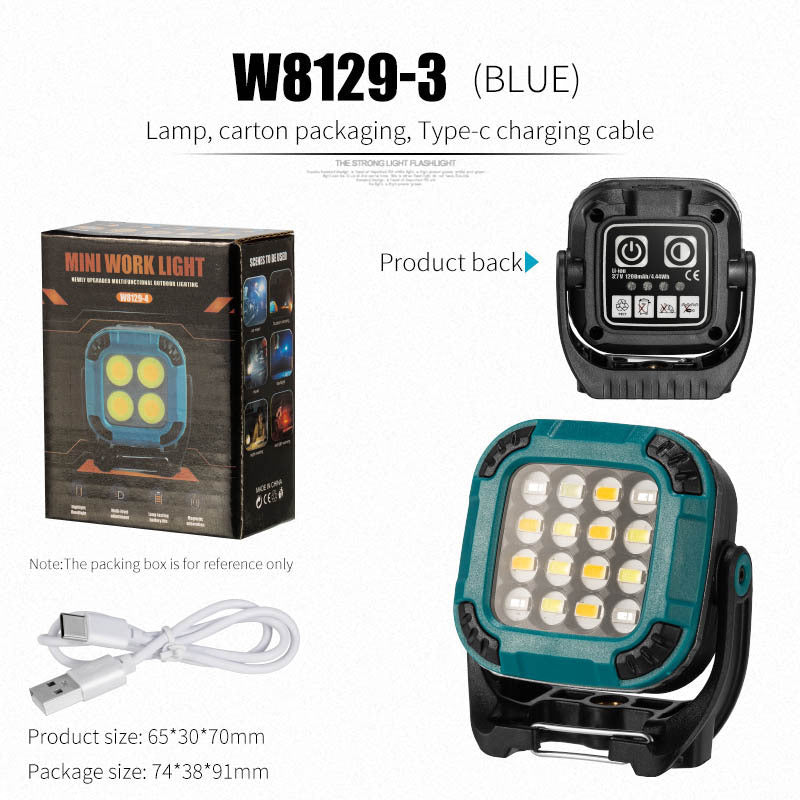 Mini-Campinglampe mit LED und Schlüsselanhänger