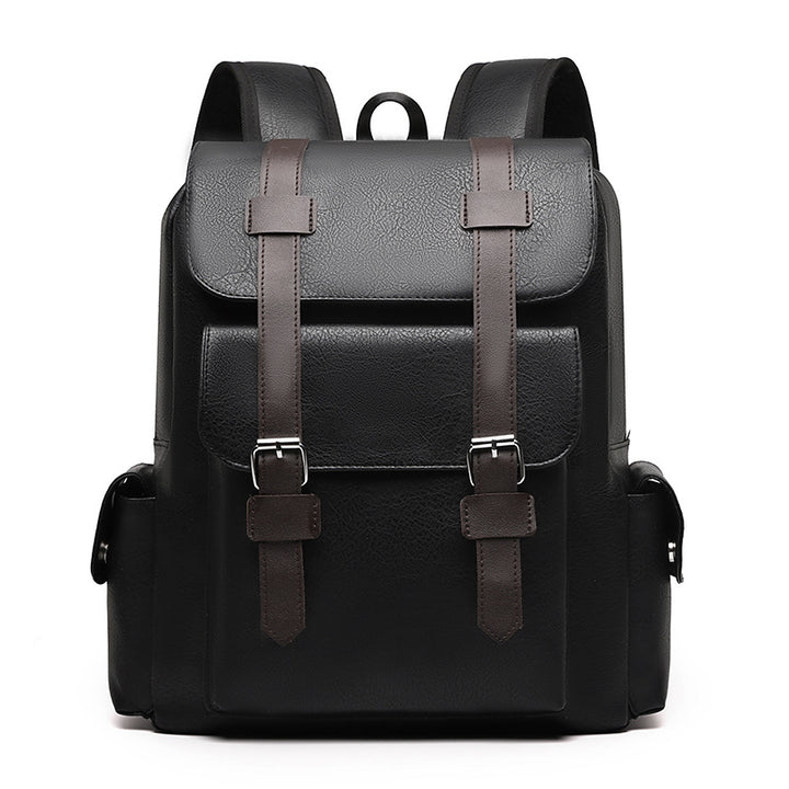Rucksack aus PU-Leder, 20–35 L, Vintage-Stil