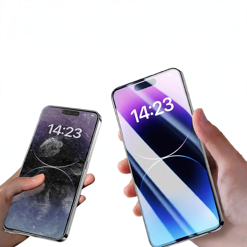 Gehärtete Glasschutzfolie für iPhone, 0,33 mm