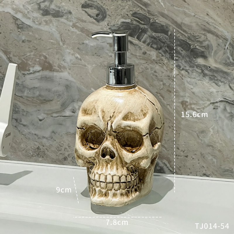 Totenkopf Pumpflasche für Badezimmer