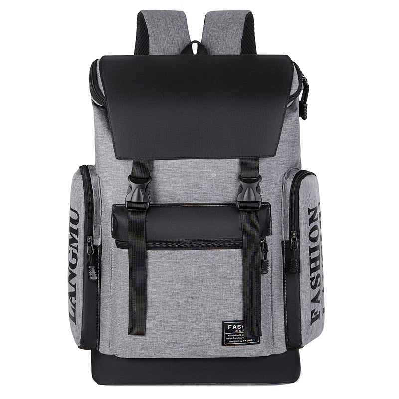 Herren-Rucksack aus Canvas, bis 16-Zoll-Laptop, atmungsaktiv