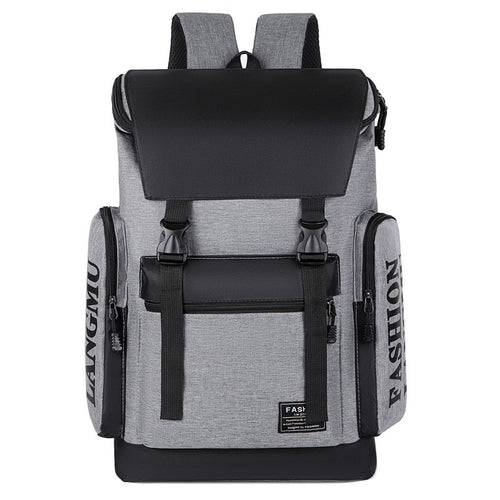 Herren-Rucksack aus Canvas, bis 16-Zoll-Laptop, atmungsaktiv
