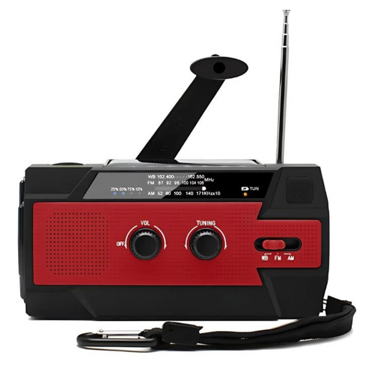 Multifunktionales solarbetriebenes Radio | Karnz