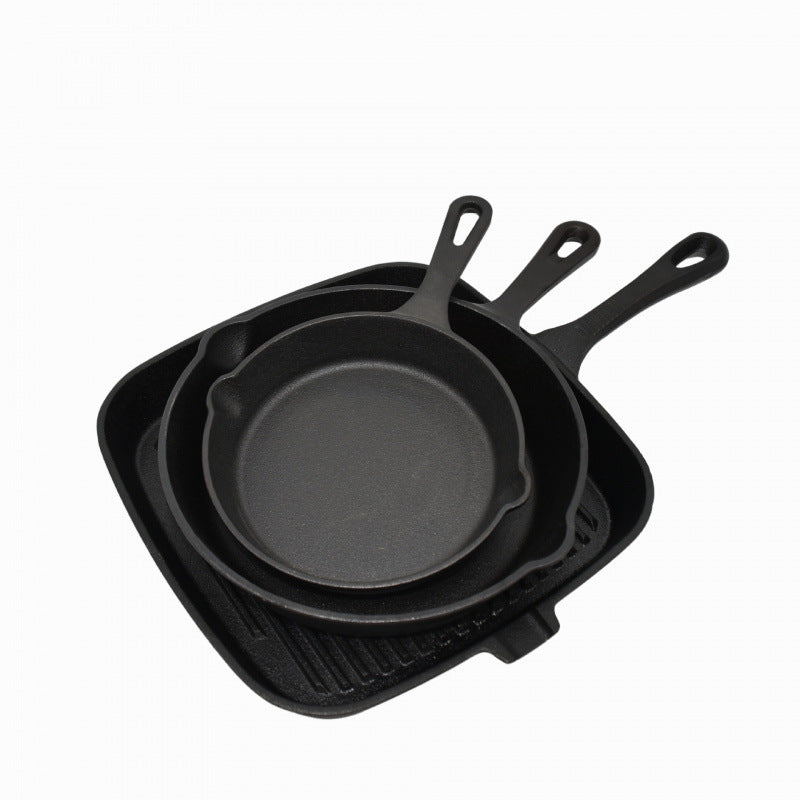 Gusseisen-Bratpfannen-Set, 5-teilig