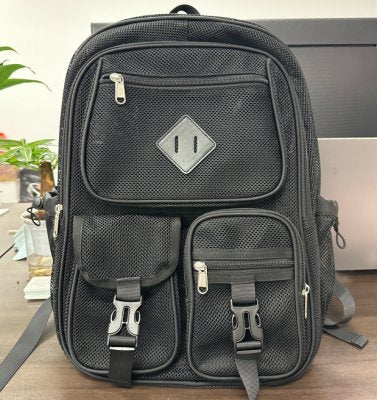 Oxford-Rucksack mit Netzstoff, 20–35 L, atmungsaktiv