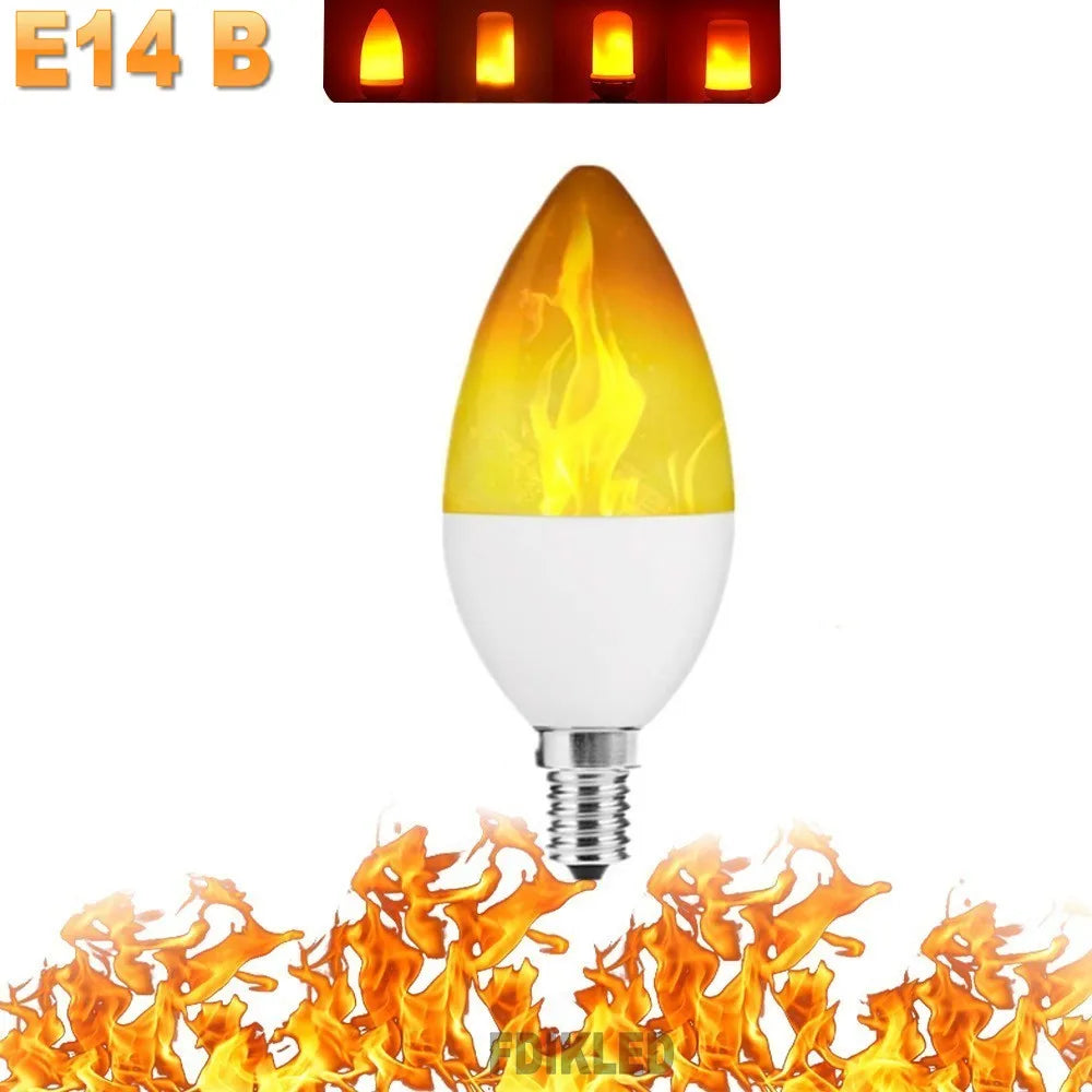 LED FLAME LIGHT PARTY LAMP - 4 MODI FEUER SIMULATION | Karnz