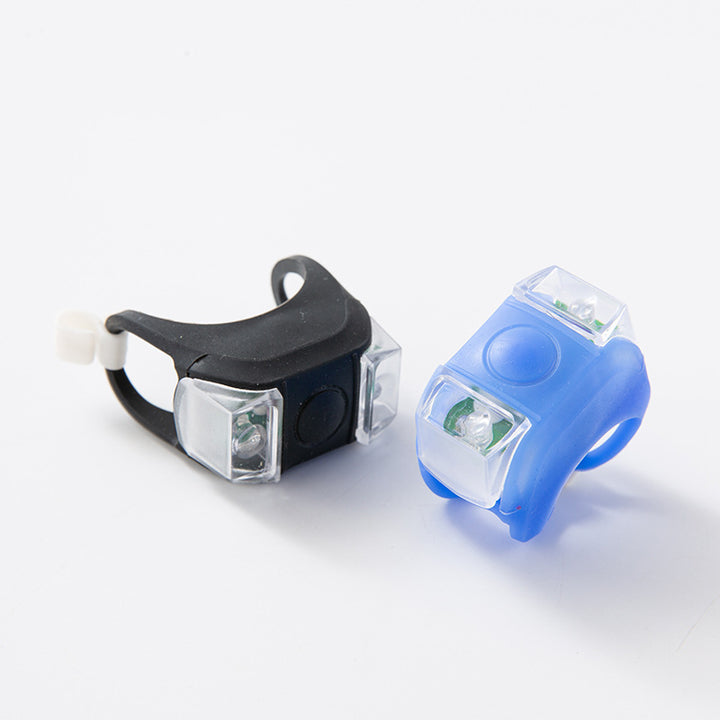 Silikon-Froschleuchte mit Doppel-LED für Fahrräder