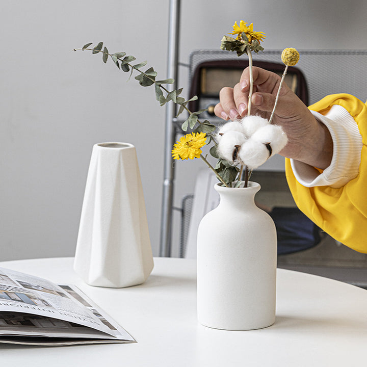 Keramik-Vase Flower, modern