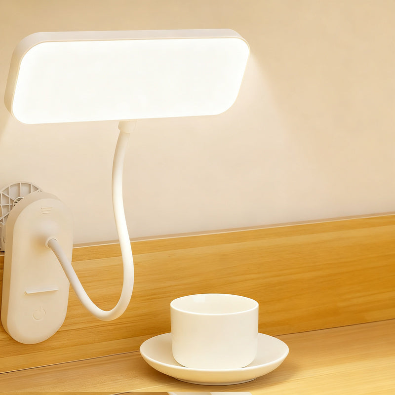 LED-Klemmleuchte für Schreibtisch und Bett