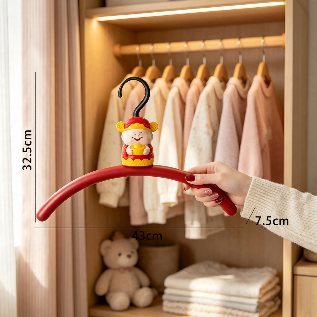 Kleiderbügel mit Rutschschutz, bunt