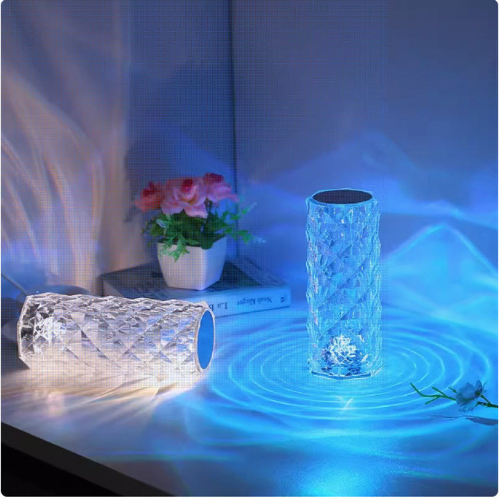 LED-Kristallleuchte mit Farbwechsel und Fernbedienung