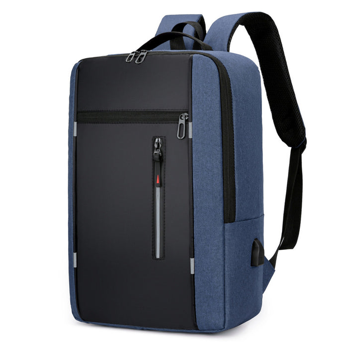 Geschäftsrucksack mit USB, 20–35 L, Oxfordstoff