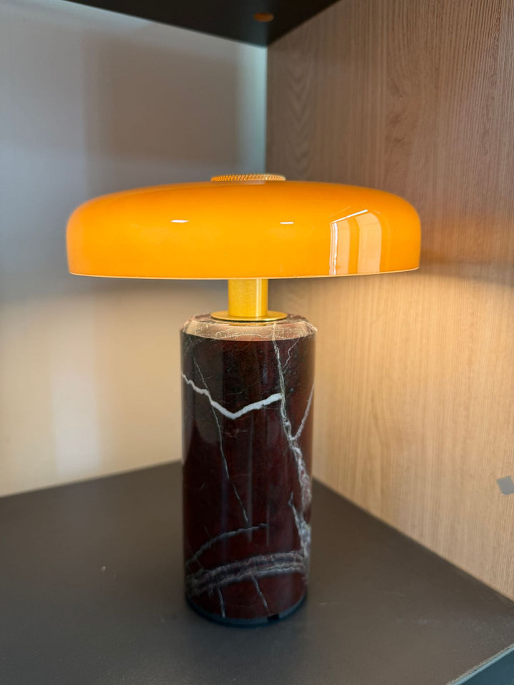 Marmor-Tischlampe Modell 5809, aufladbar, 3-stufig dimmbar
