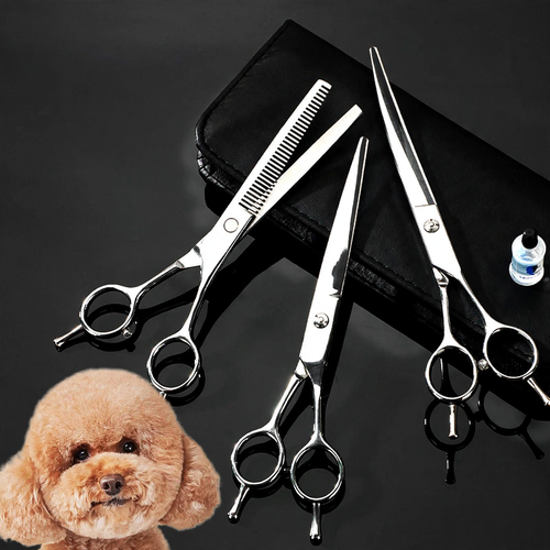 Edelstahl-Scherensatz für Hundefrisuren