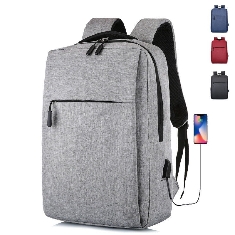 Herren-Laptop-Rucksack, Oxford, 15 Zoll, atmungsaktiv