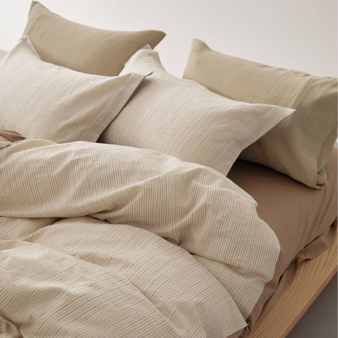 Bettwäsche-Set, 4-teilig, Baumwolle, Minimalist-Design