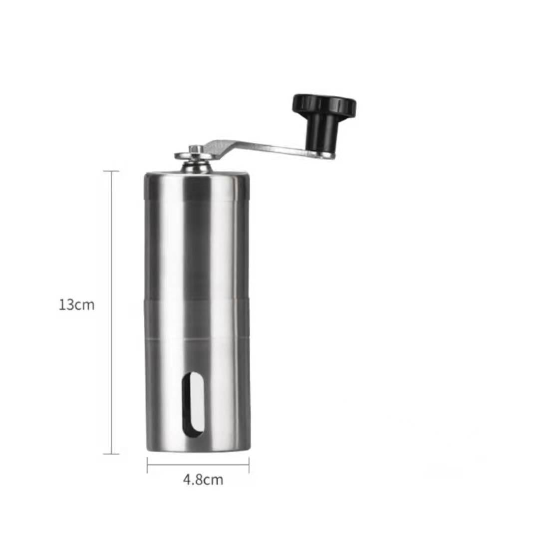 Handkaffeemühle mit Keramik-Mahlwerk, Edelstahl