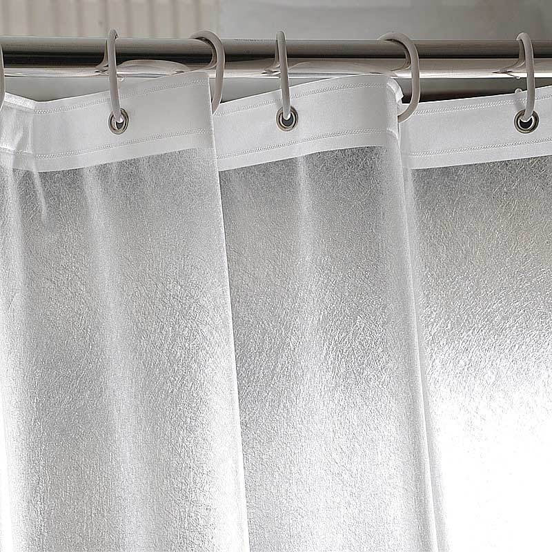 Duschvorhang, PEVA, transparent, 80–120 cm