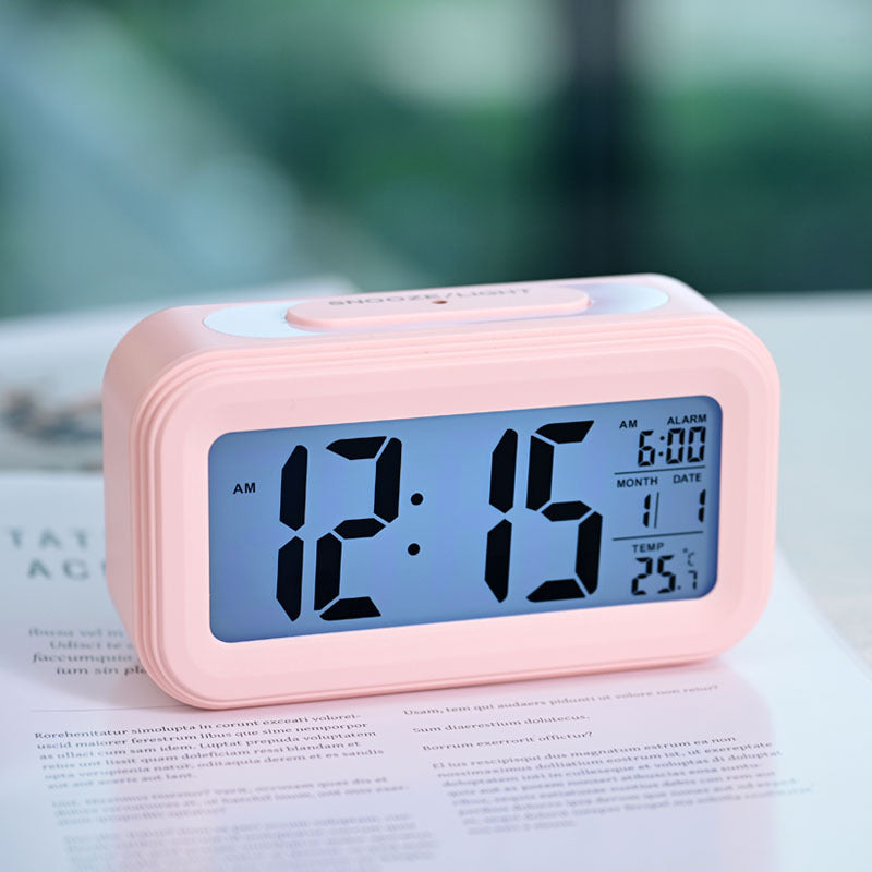 Digitale Wecker-Leuchte mit LED-Display