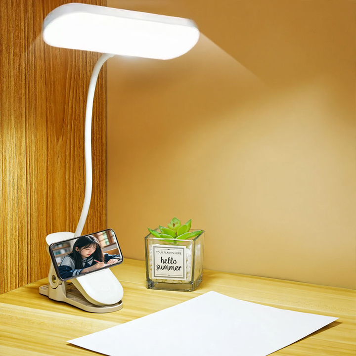 LED-Schreibtischlampe mit Farbtemperaturwahl