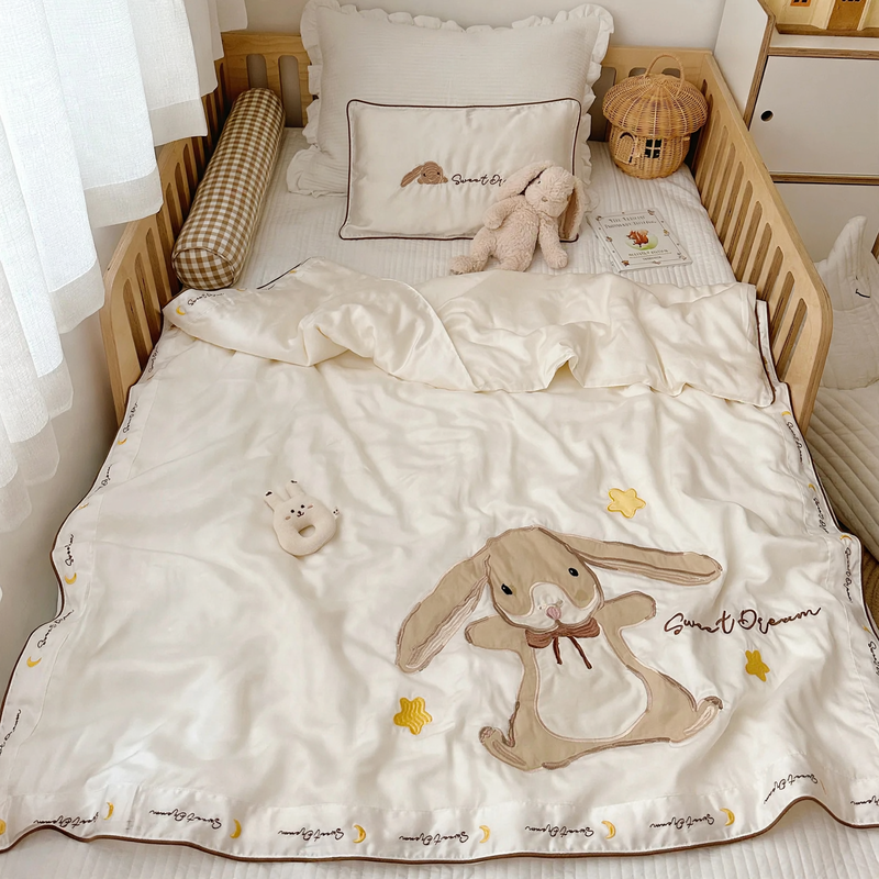 Sommerdecke aus Lyocell mit Seidenfüllung