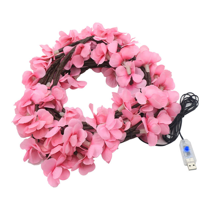 LED-Dekoleuchte mit Kirschblüten-Design