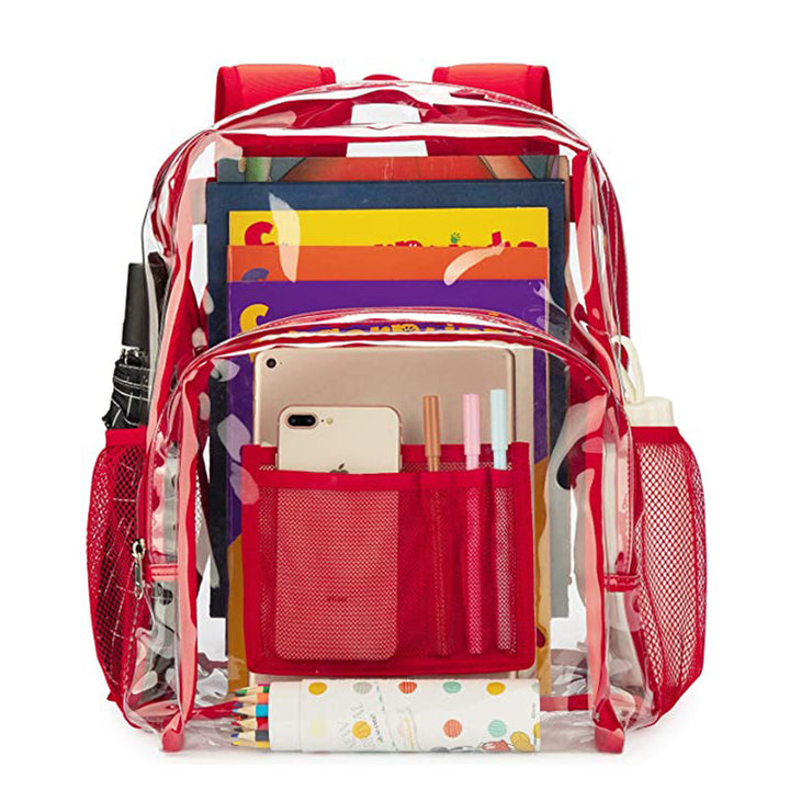 Transparenter PVC-Rucksack, wasserdicht, 20–35 L