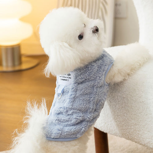 Hundemantel mit Leine, Polyester, Casual-Stil