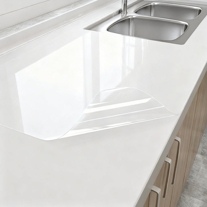 Transparente Schutzfolie für Tische und Möbel