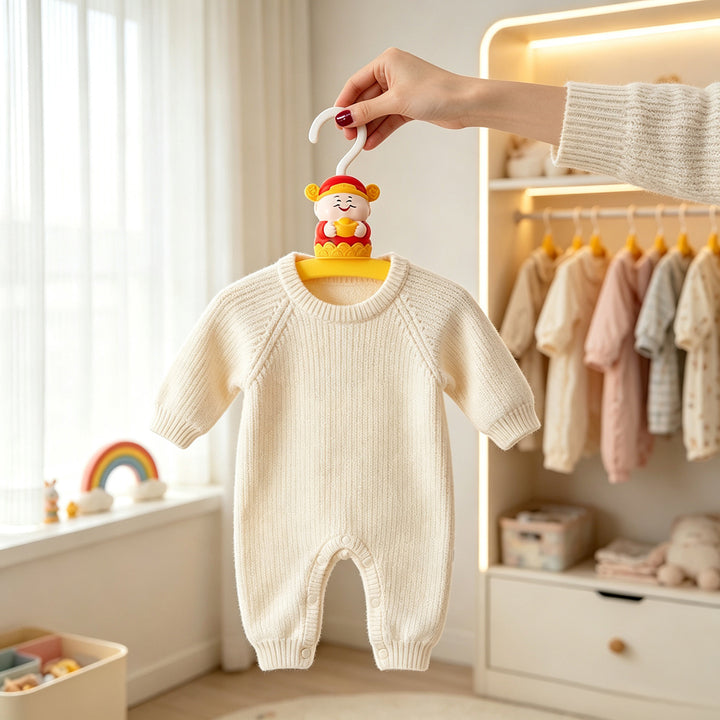 Kleiderbügel mit Rutschschutz, bunt