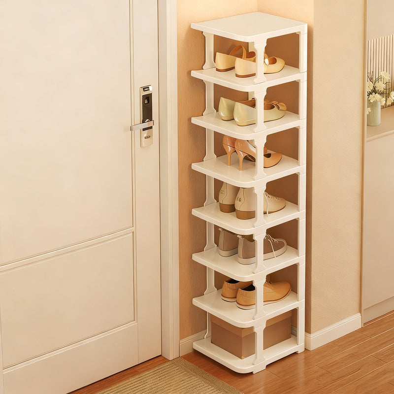 Schuhregal aus Kunststoff, 9-lagig